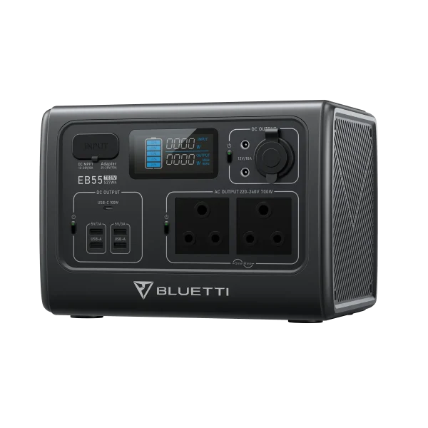BLUETTI EB55 Portable Power Station | 700W 537Wh